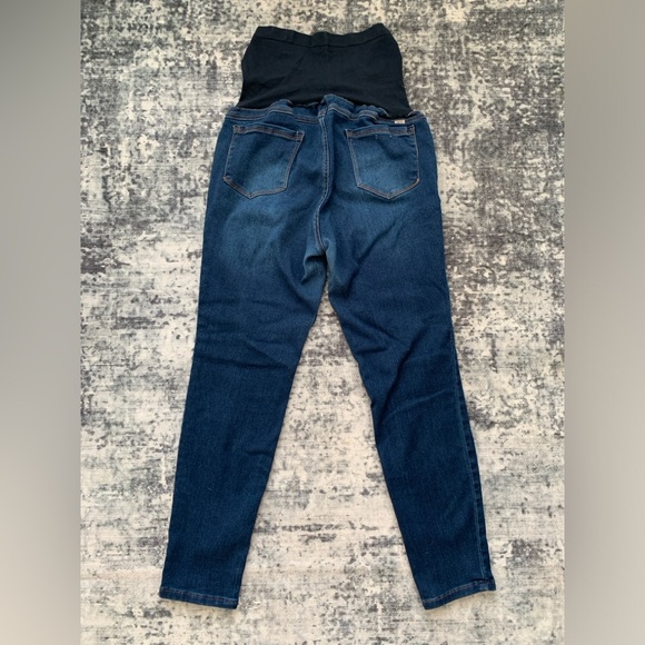 1822 Denim | Stitch Fix Wynette Maternity Skinny Jeans | size 10 | indigo - Picture 7 of 9